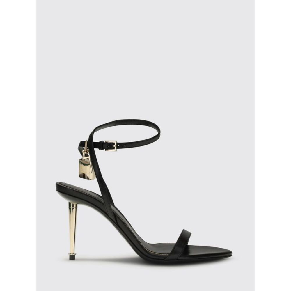 Tom Ford Women Padlock Leather Sandals Tom Ford